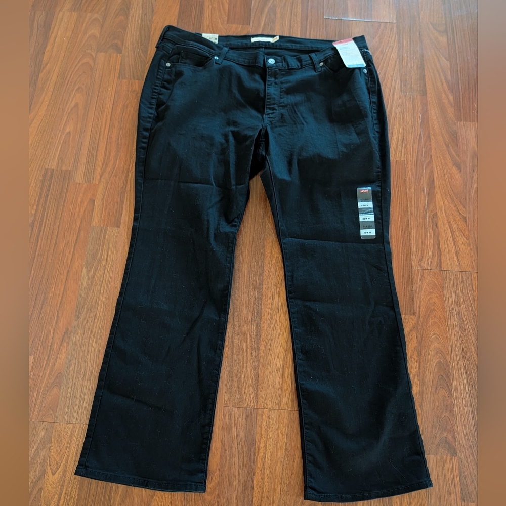 LEVI’S Classic Bootcut Jeans – Women’s 22W – Black Stretch Denim – NWT